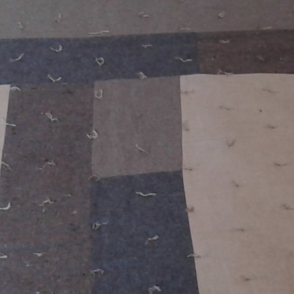 Hand Crafted Reversable Wool Blend & Flannel Farm House, Queen size, Quilt - Picture 11 of 16